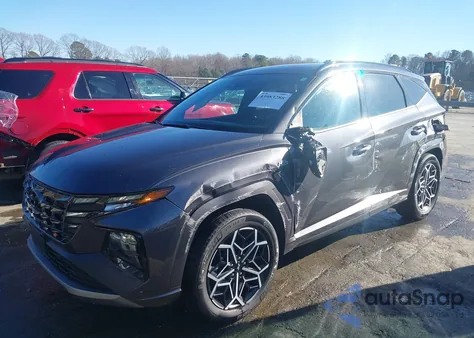 2022 Hyundai Tucson N Line z USA, uszkodzony, nr VIN KM8JFCAE2NU115788